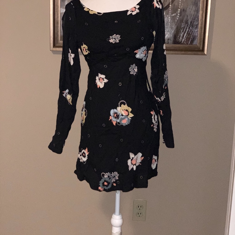 Free people, open sleeves mini dress.